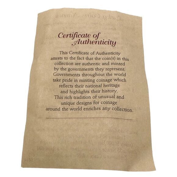 Lucky Coins Collectible 25 pc Gift Set in Canvas Pouch - Picture 7 of 8